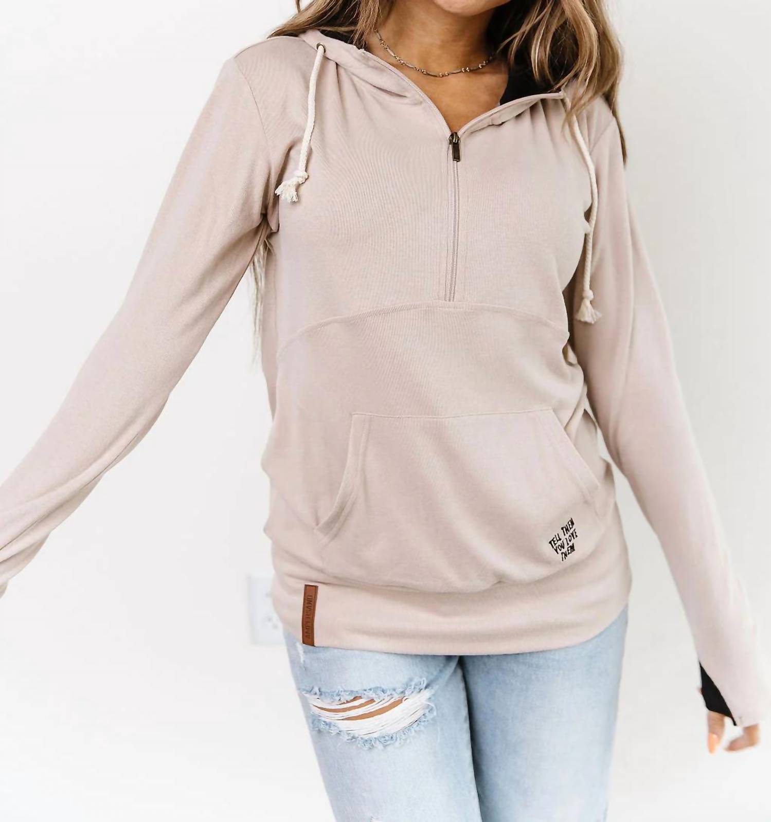 Ampersand Ave - Halfzip Hoodie