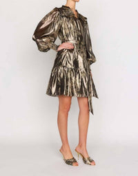 Christy Lynn - Rine Metallic Dress