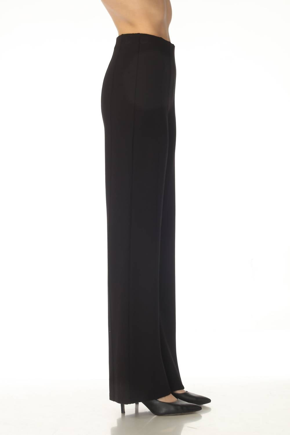 Joseph Ribkoff - Heavy Knit Pull On Wide Leg Pants