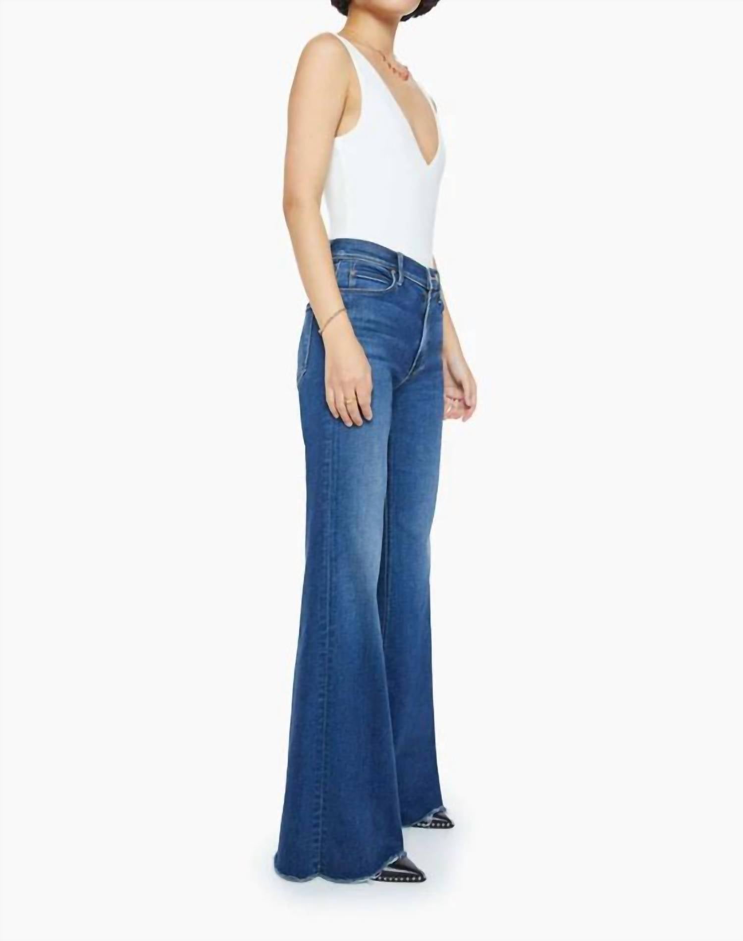 Mother - Lil Doozy Fray Hem Flare Jeans