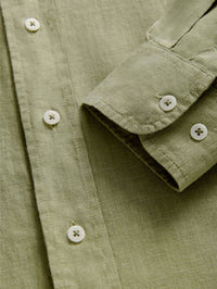Lover Brand Fashion - Men's Abaco Solid Linen Shirt