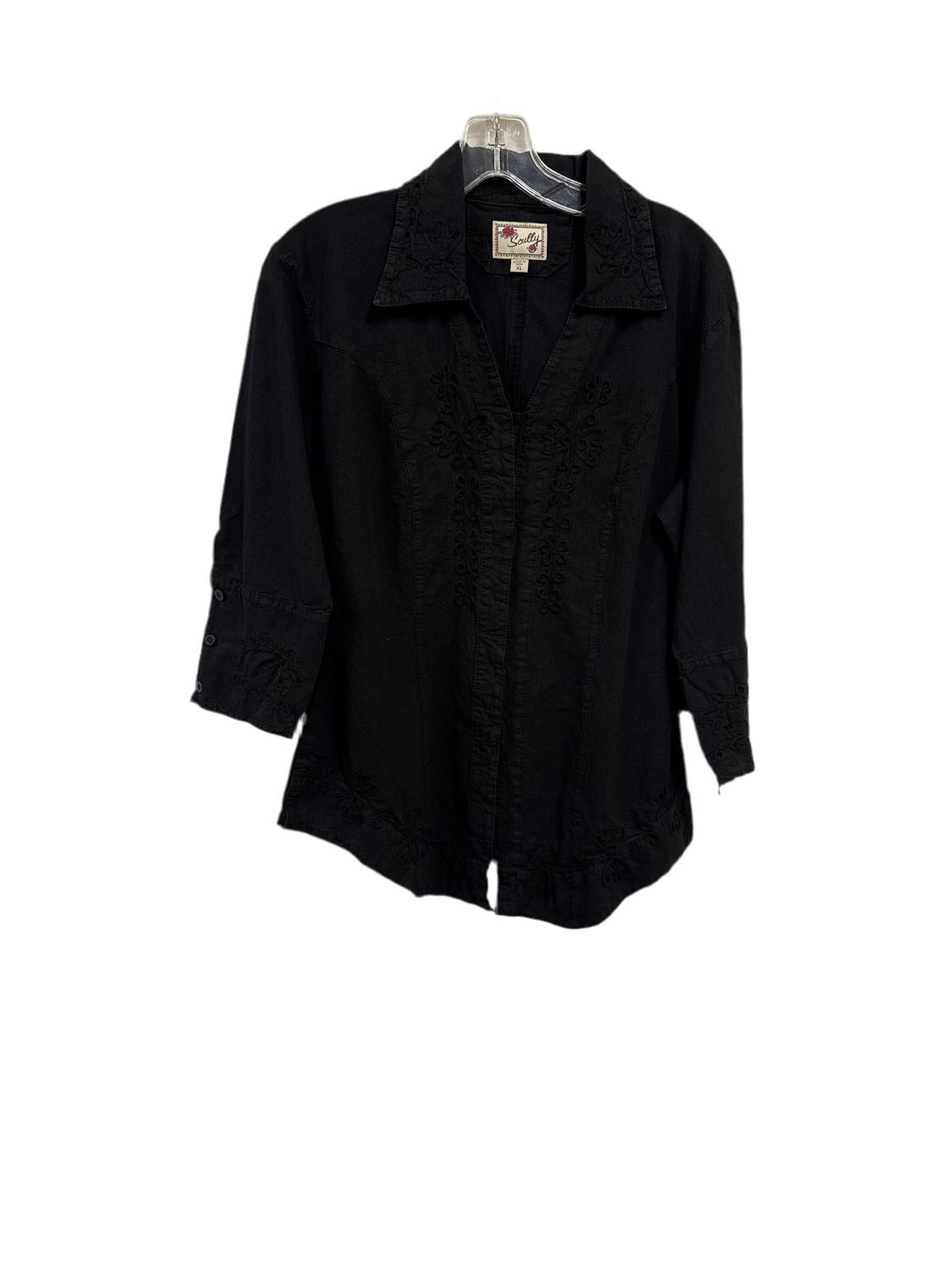 Scully - Cantina 3/4 Sleeves Point Collar Blouse