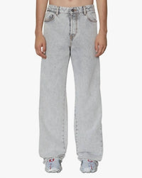 Diesel - Diesel Grey Straight-leg Denim Jeans