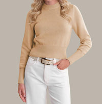 525 America - Adeline Cropped Cotton Sweater