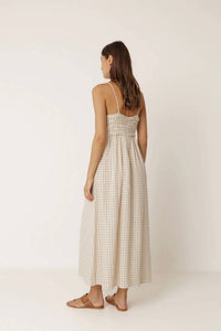 Indi & Cold - Gingham Strap Dress