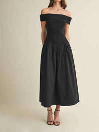 Mustard Seed - Margot Off The Shoulder Midi Dress