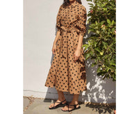 Dress Forum - Polka Dot Longline Midi Dress