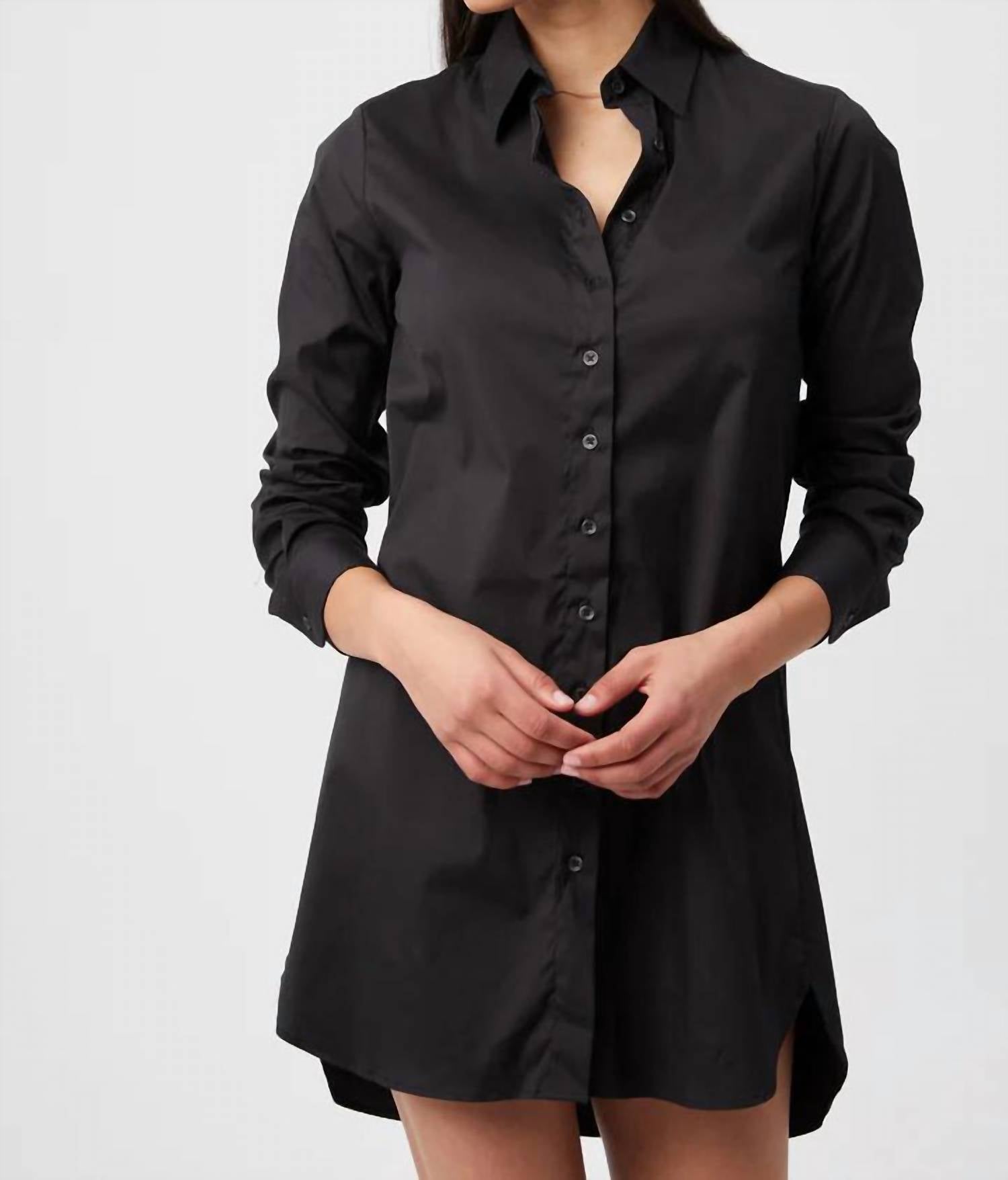 THE SHIRT WFH Dress in blk - women's dress - view 5