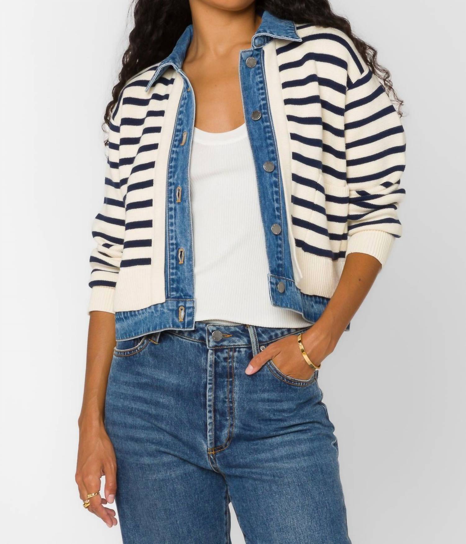 Velvet Heart - Francis Striped Jacket
