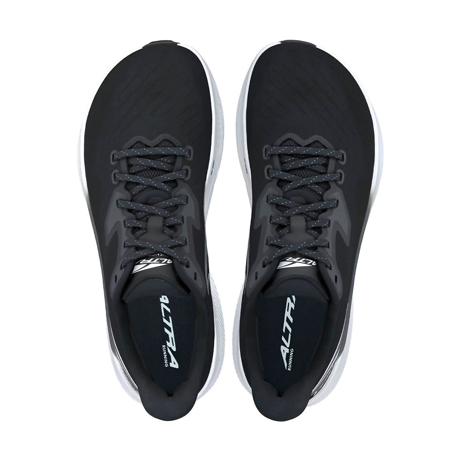 ALTRA Women's Experience Flow Running Shoes in black white 1 - women's shoe - alternate view