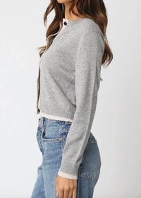 Olivaceous - Colorblock Cardigan