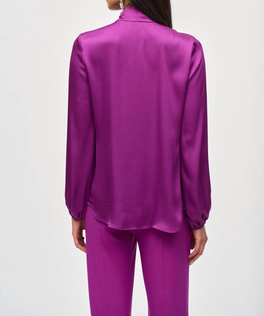 Joseph Ribkoff - Empress Top With Bow Neckline