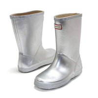 HUNTER Boys First Classic Metallic Rain Boots in silver - kids' shoe - view 5