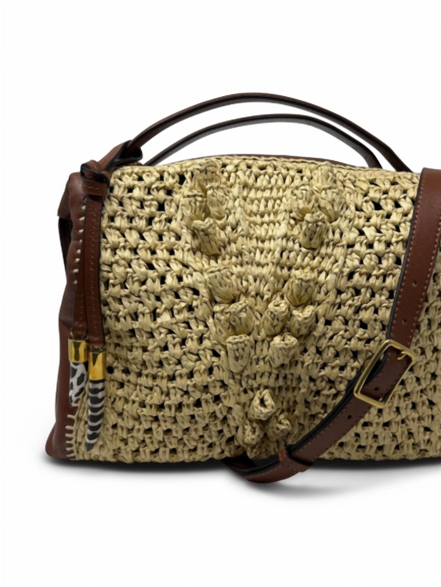 Kempton & Co. - Women's Benz Holdall Aran Raffia Bag