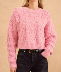 John + Jenn - Wells Floral Texture Sweater