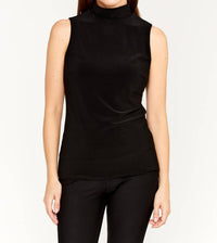 Frank Lyman - Mock Neck Sleeveless Top