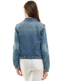 Blue Age - Spandex Casual Denim Jacket