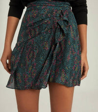 Reiss - Skyla Reptile Print Mini Skirt