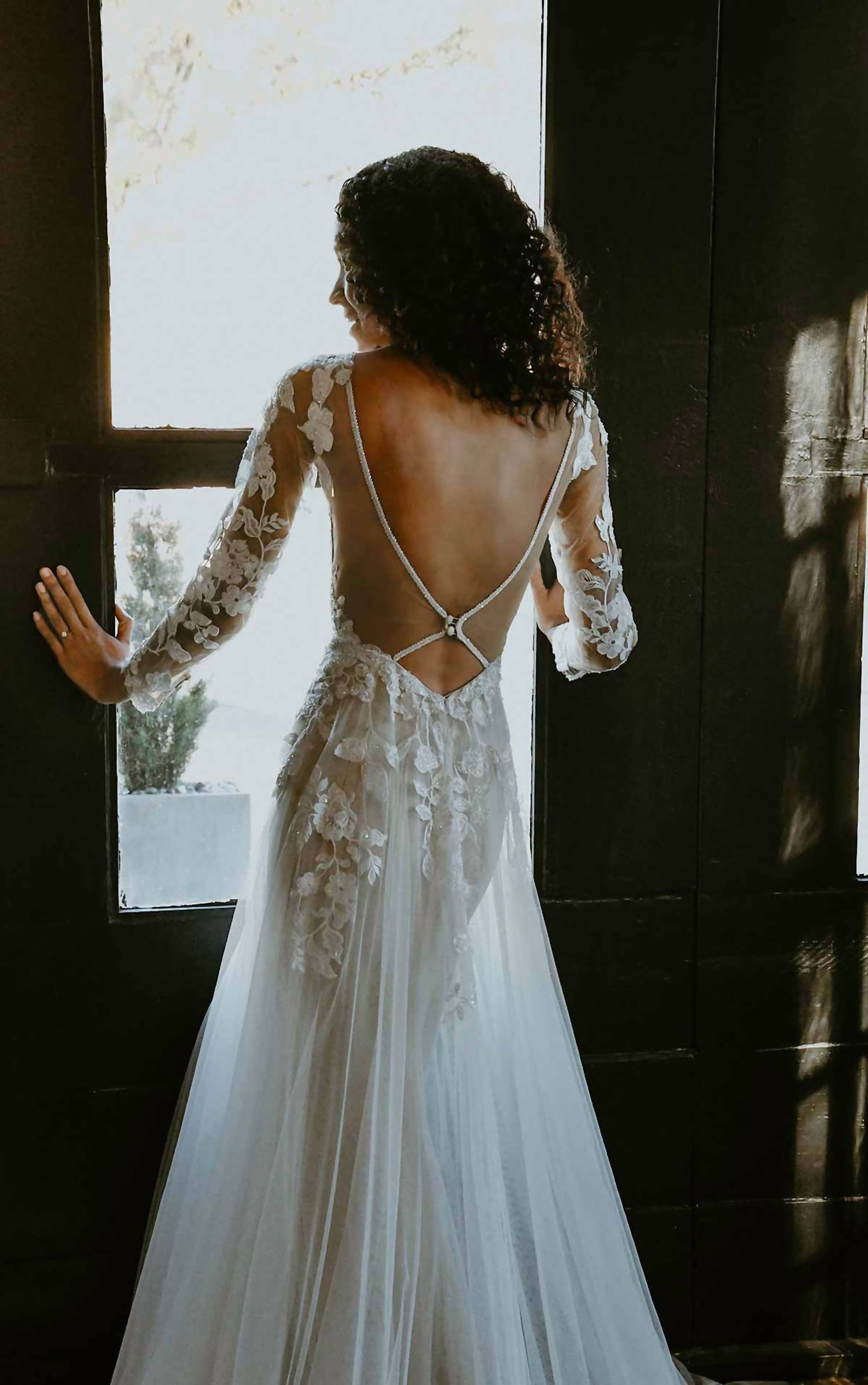 Stella York - Lace Long Sleeve Wedding Dress