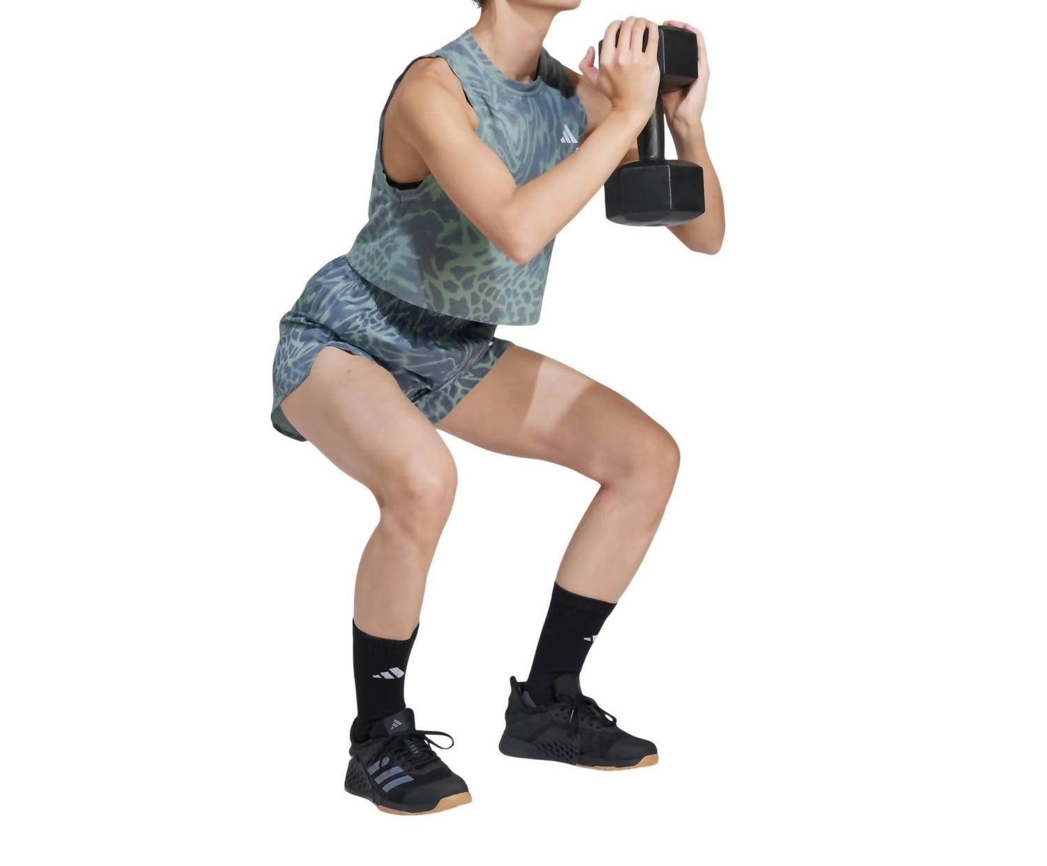 Adidas - Women's Printed Climacool Cropped Tank Top