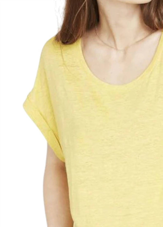 Hatch - Linen Circle Short Sleeve Tee