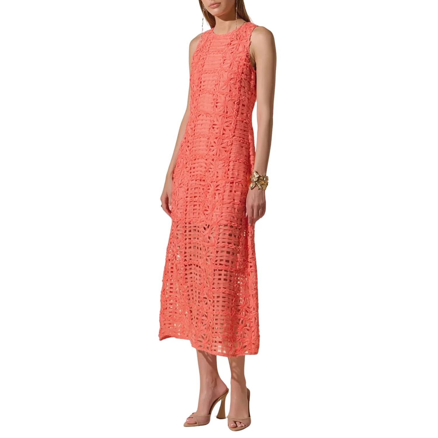 Endless Rose - Iris Textured Sleeveless Maxi Dress
