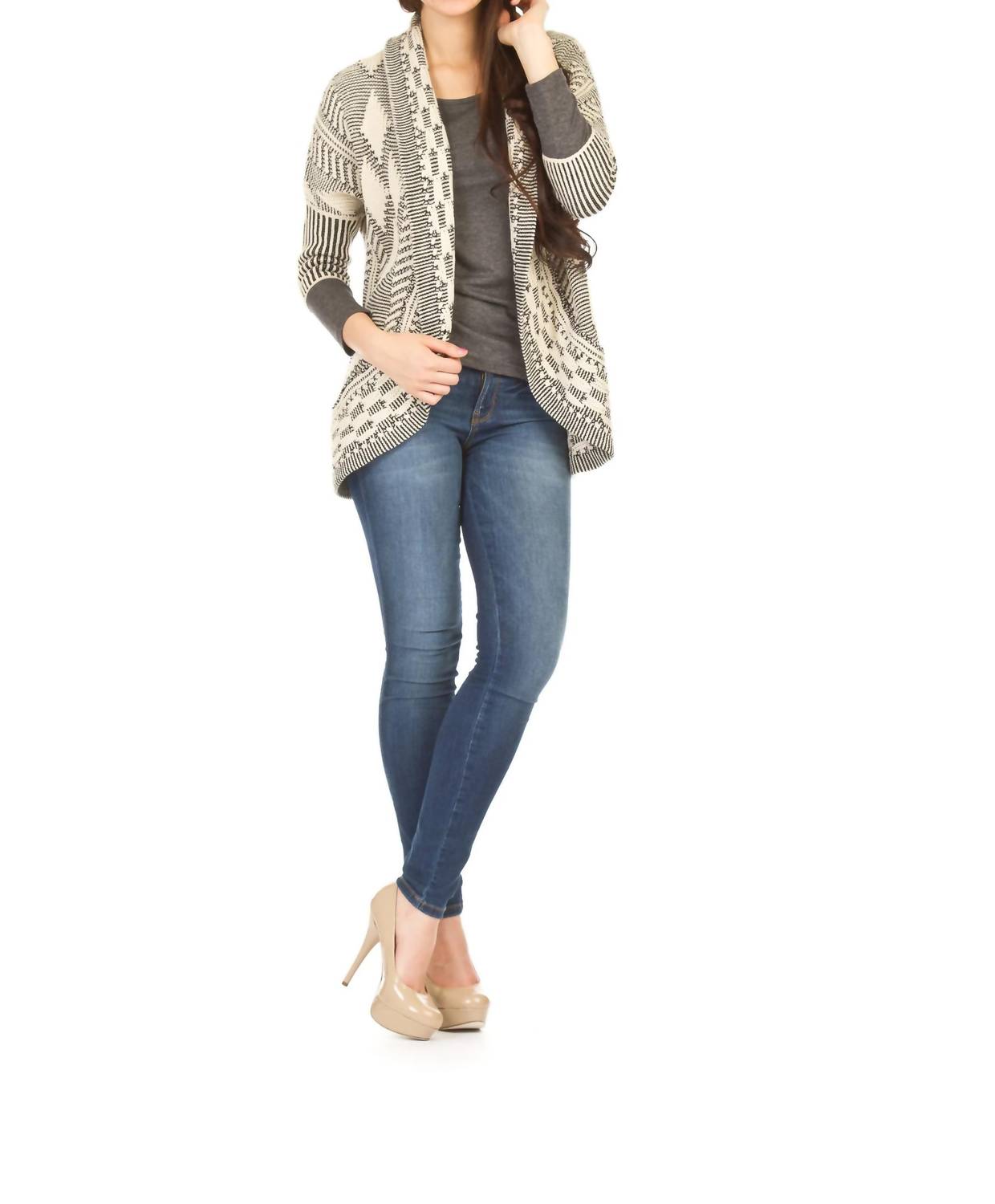 Papillon - Boho Design Cocoon Sweater