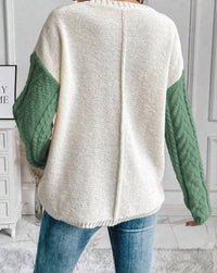 Lovesoft - Patched Pocket Drop Shoulder Sweater