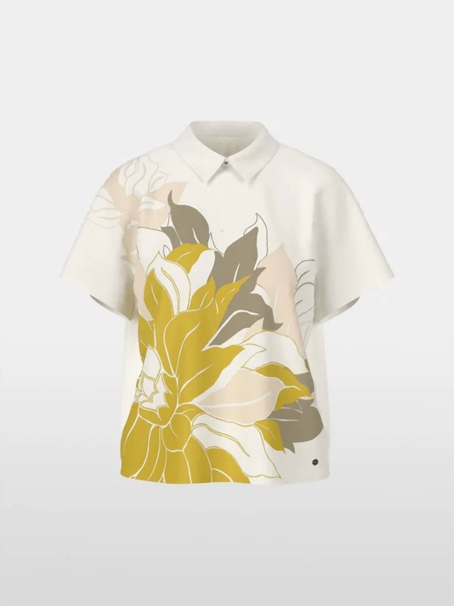Marc Cain - Short Sleeve Floral Print Blouse