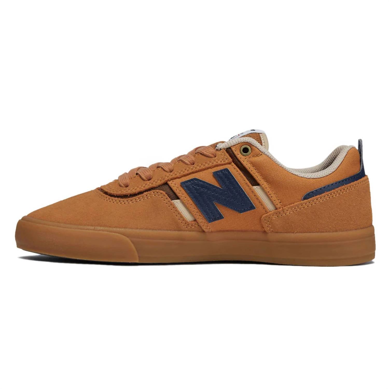 New Balance Men's Jamie Foy 306 Sneaker in brown - men's sneaker - detail view