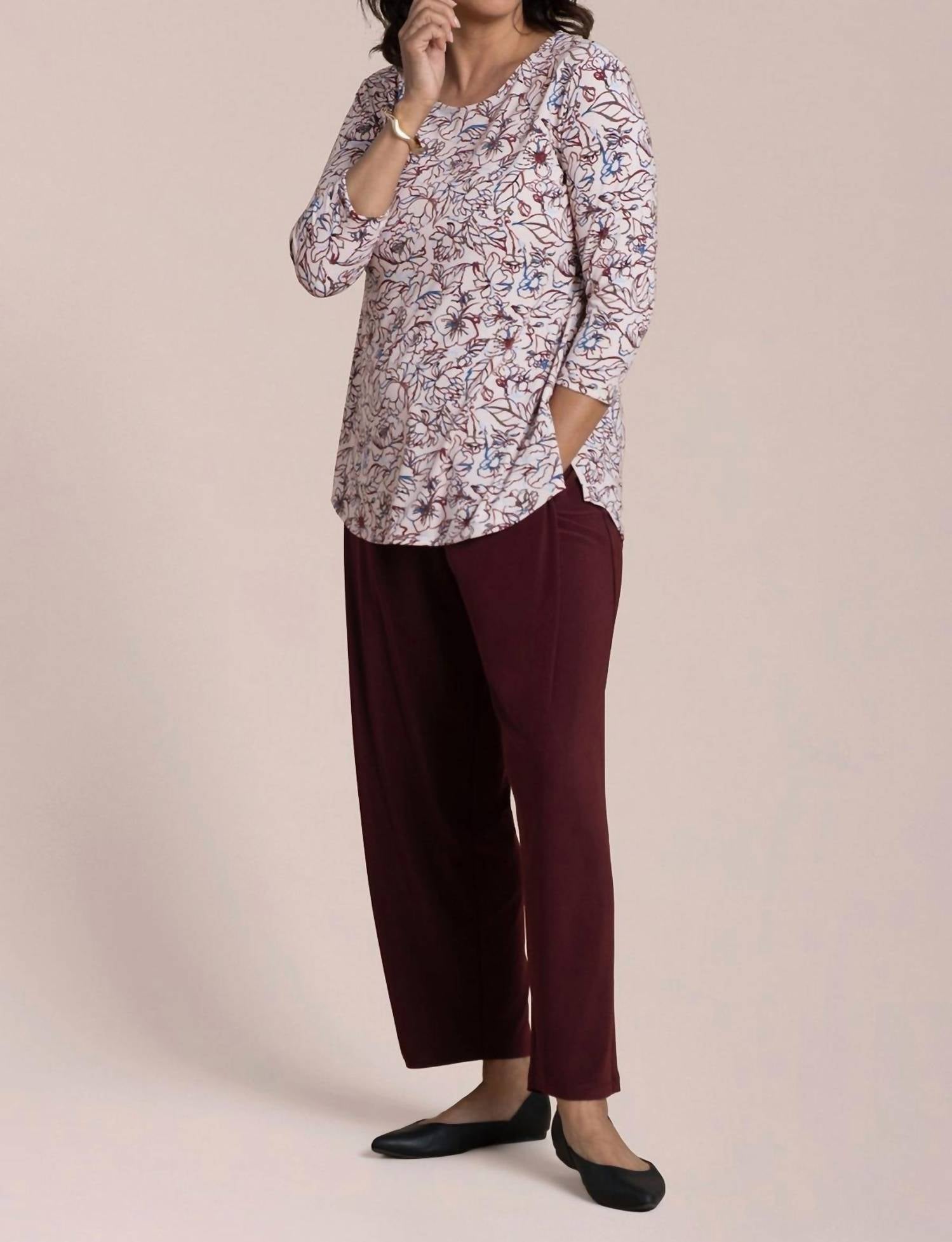 Sympli - Go To Classic T Relax 3/4 Sleeve Top