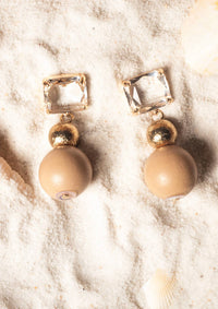 Yacht Club Access - Women's Crystal Squares Earrings