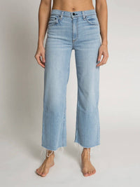 ASKK NY Crop Wide Leg Jeans in zuma 1 - women's jeans - detail view