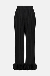 Joseph Ribkoff - Gia Georgette Wide Leg Pleated Pants
