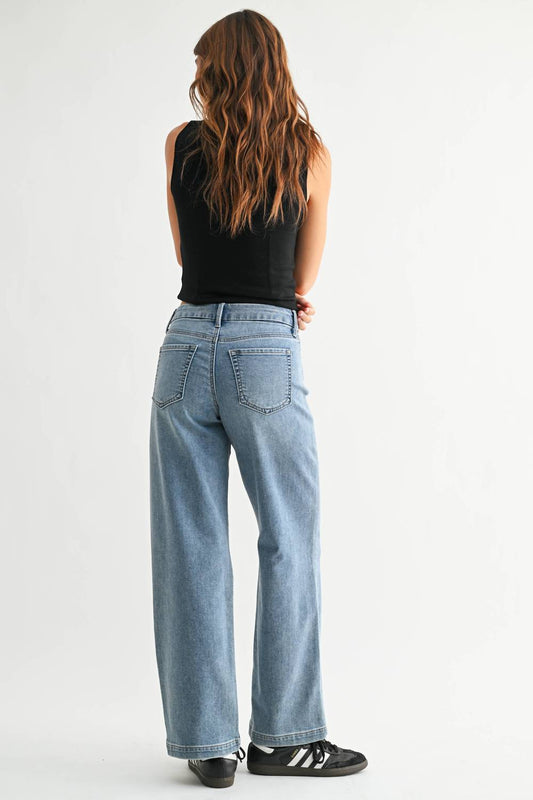 Jbd. - Women's Slim Wide Leg Sweat Jean