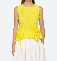 SEA Camden Tank Top in yellow - women's tank top