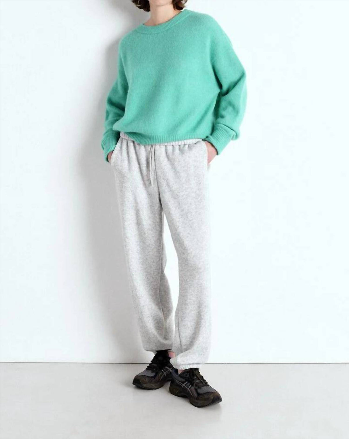 American Vintage - Melange Riviera Long Sleeve Sweater