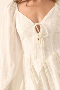 Promesa - Stripe Ruffled Romper