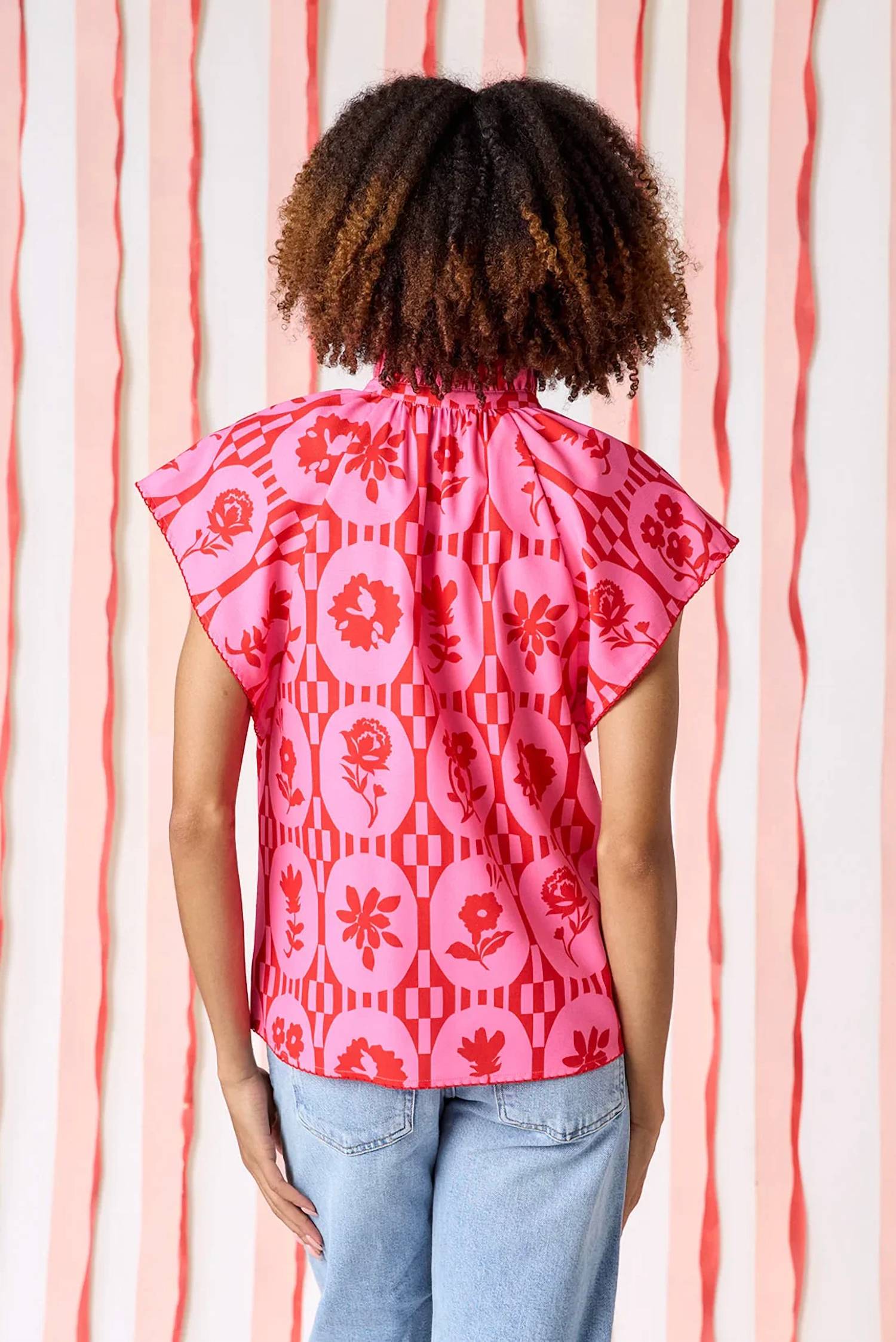 Crosby By Mollie Burch - Wilkes Flutter Sleeves Top