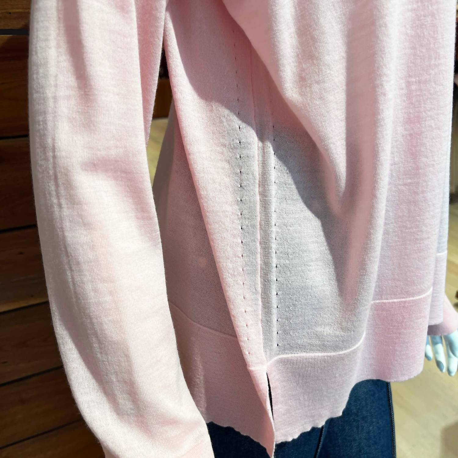 Roberto Collina - Women's Merino Long Sleeve V-neck Top