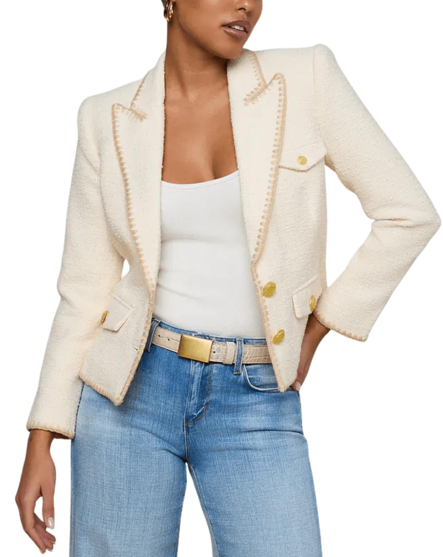 L'Agence - Wylla Shirt Structured Blazer
