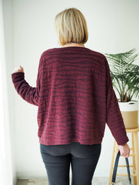 Cut Loose - Texture Knit Pullover Top