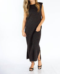 Lanhtropy - Women's Glitter Knit Dress