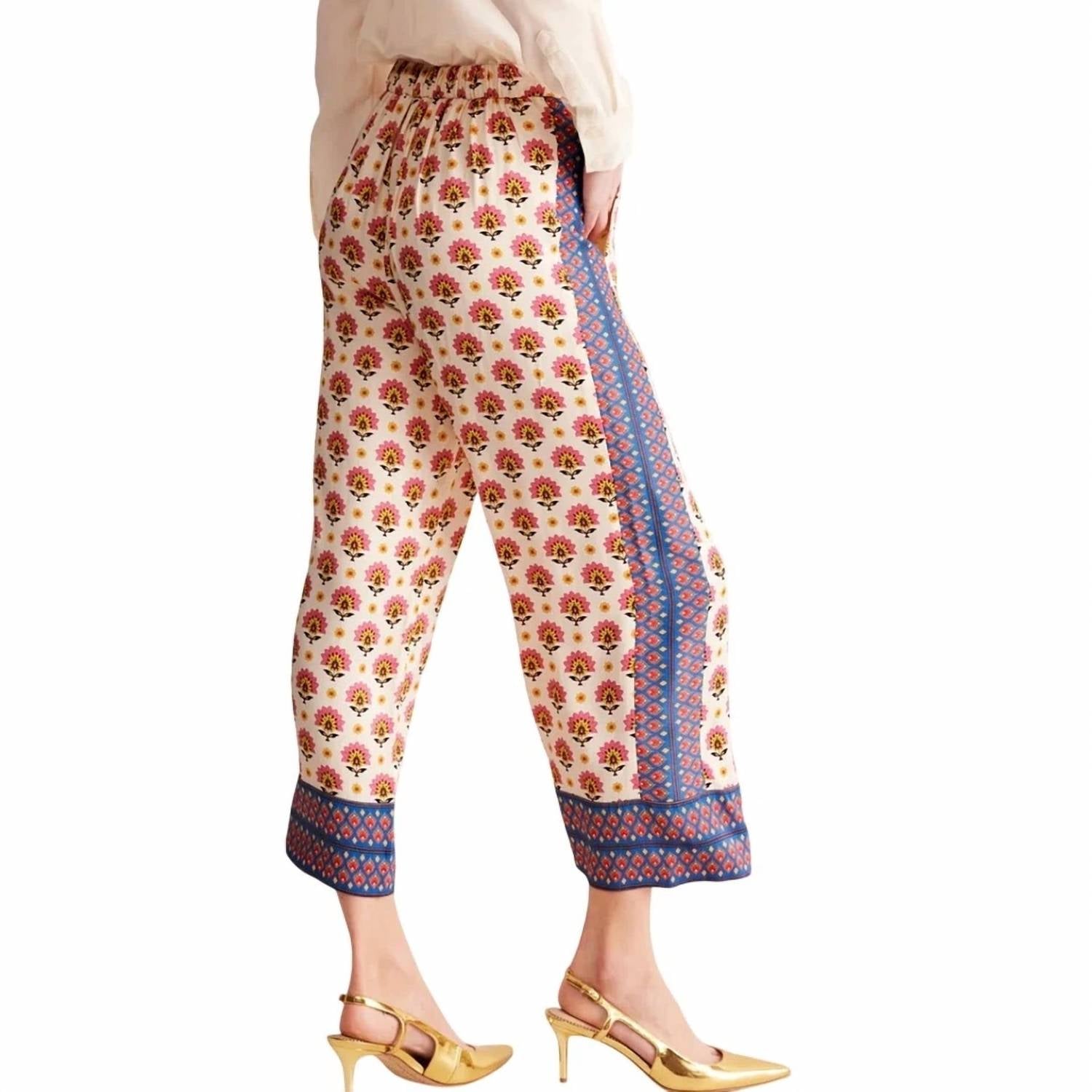 Boden - Straight Cropped Satin Pants
