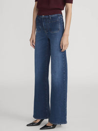 Frame - Le Slim Palazzo Modernist Pocket Jeans