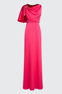 Theia - Darcie Flutter Sleeve Gown