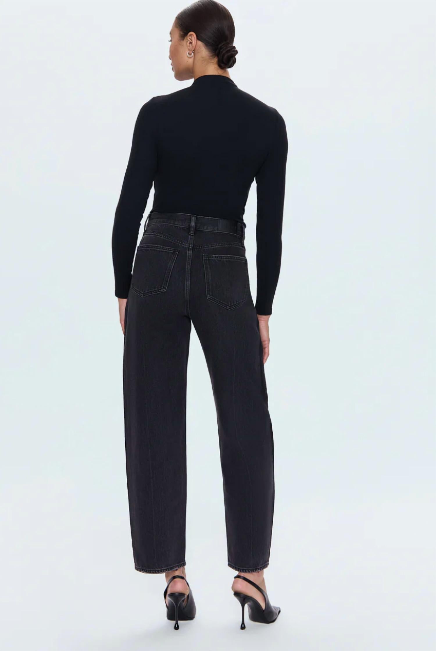 PISTOLA Wes Barrel Jeans in cinema 1 - women's jeans - alternate view