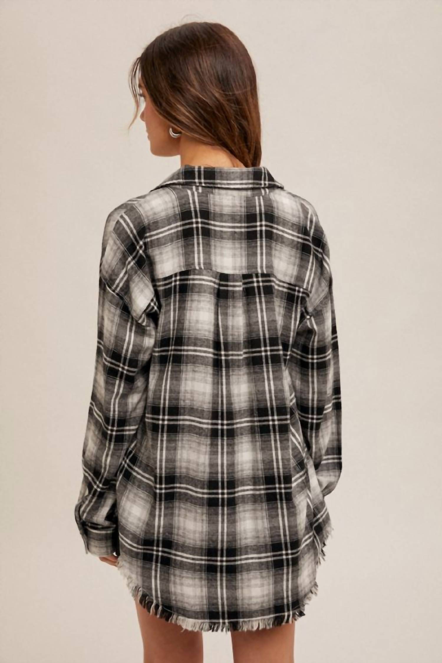 Hem & Thread - Weekend Groove Button Down Plaid Shirt