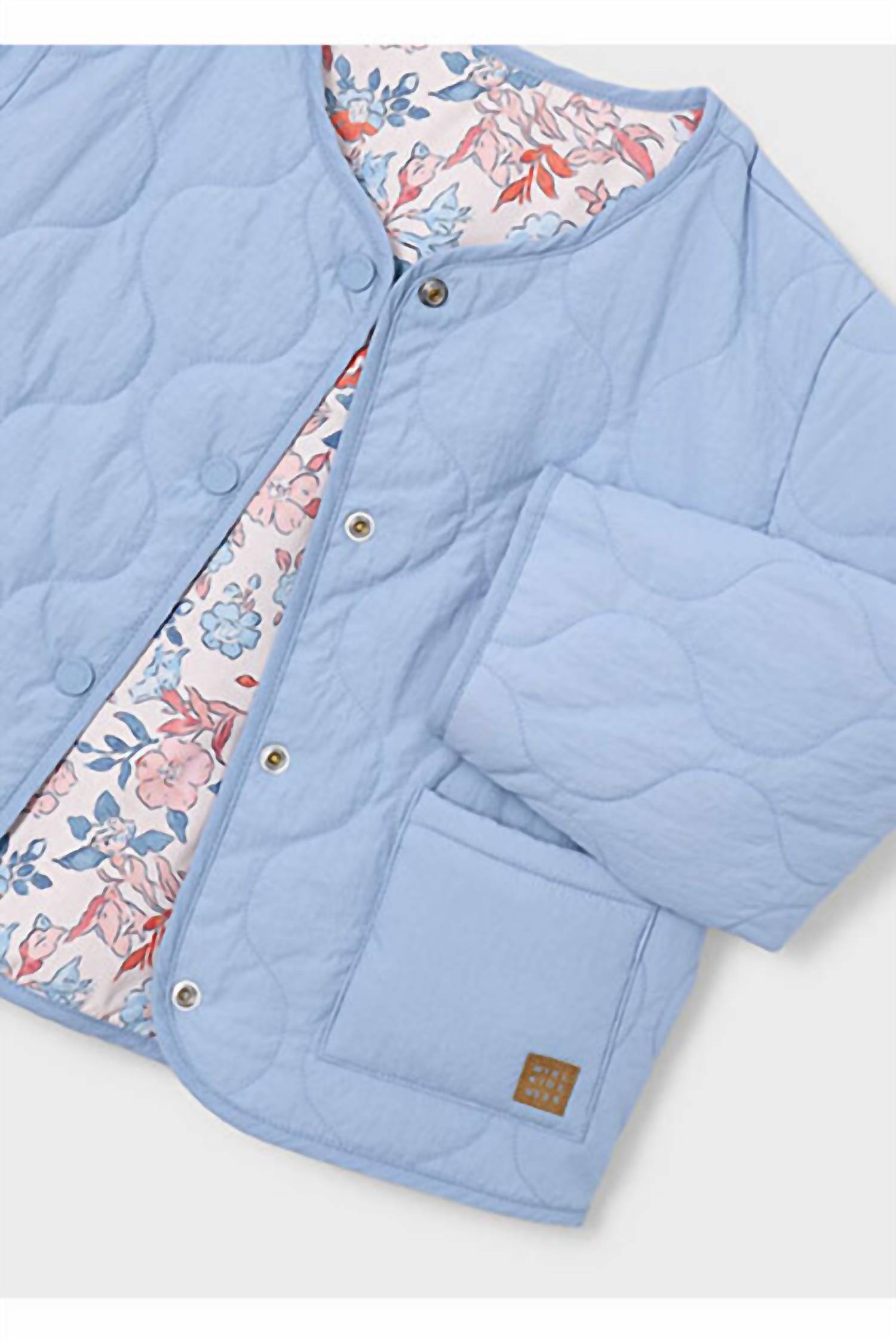 Mayoral - Girls Celeste Reversible Quilted Jacket