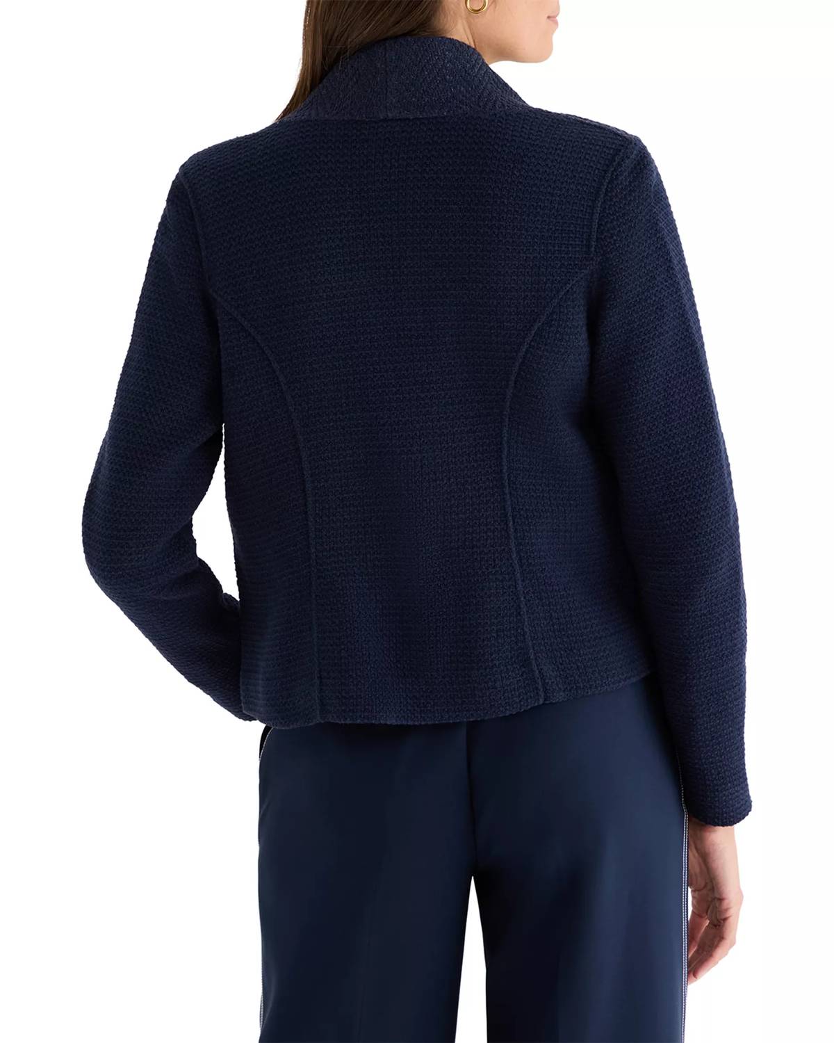 Nic + Zoe - Weave Mix Collarless Jacket